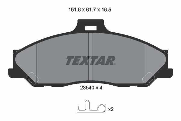 Brake Pad Set, disc brake