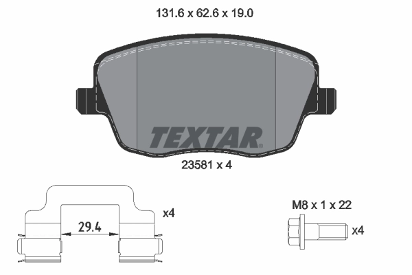 Brake Pad Set, disc brake