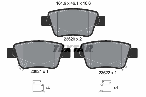 Brake Pad Set, disc brake