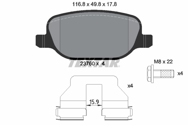 Brake Pad Set, disc brake