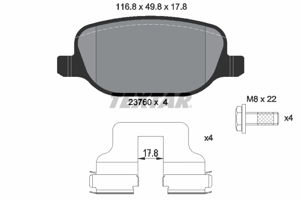 Brake Pad Set, disc brake