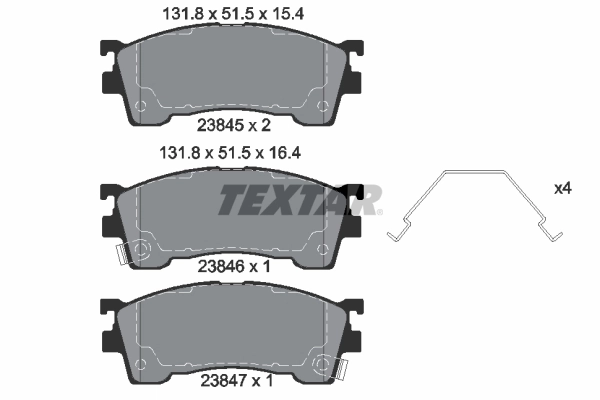 Brake Pad Set, disc brake