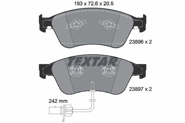 Brake Pad Set, disc brake