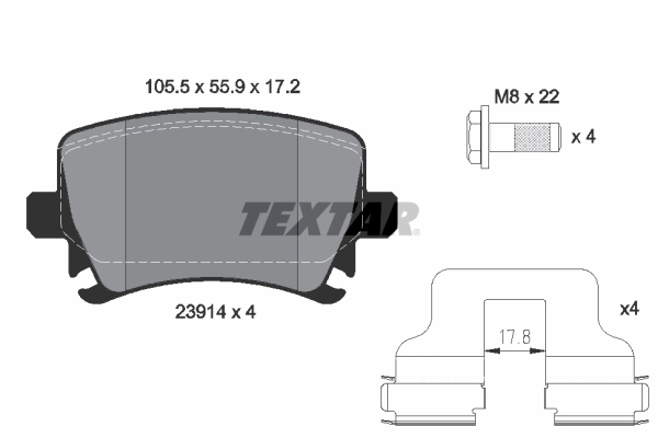 Brake Pad Set, disc brake