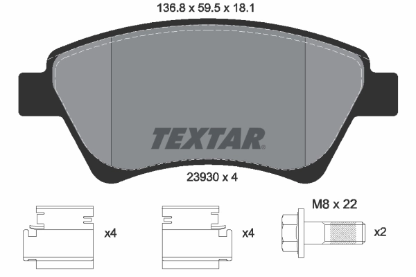 Brake Pad Set, disc brake