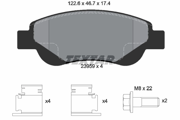 Brake Pad Set, disc brake