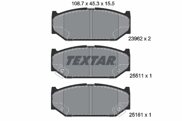Brake Pad Set, disc brake