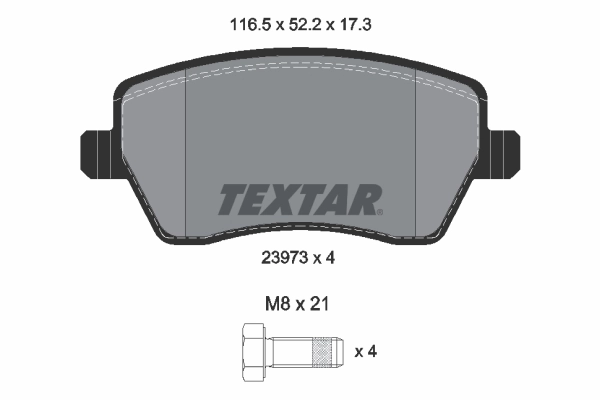 Brake Pad Set, disc brake