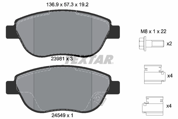 Brake Pad Set, disc brake