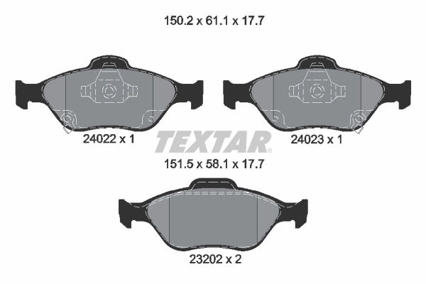 Brake Pad Set, disc brake
