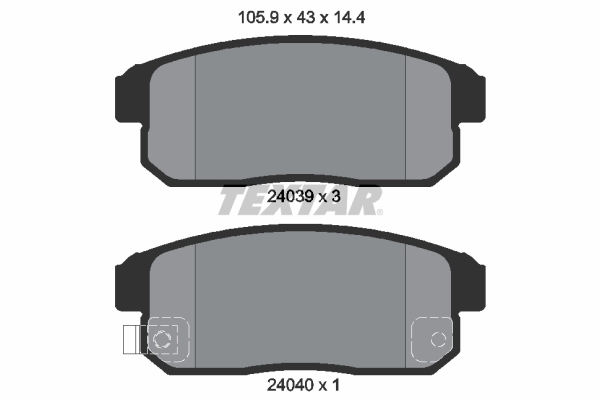 Brake Pad Set, disc brake