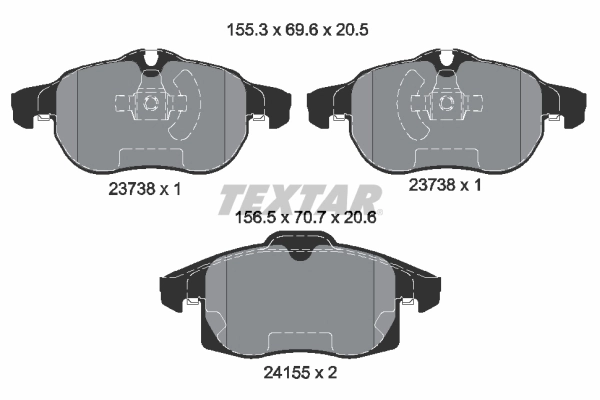 Brake Pad Set, disc brake