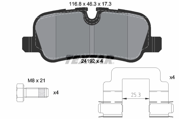 Brake Pad Set, disc brake