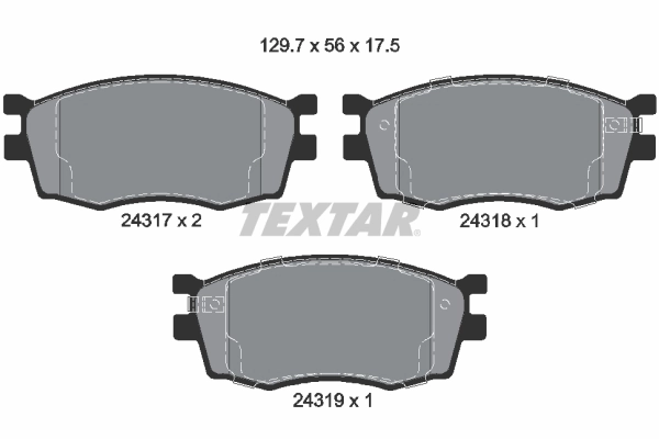 Brake Pad Set, disc brake