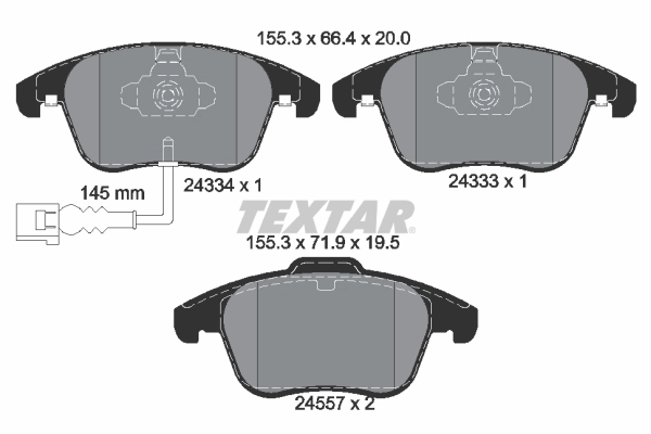 Brake Pad Set, disc brake