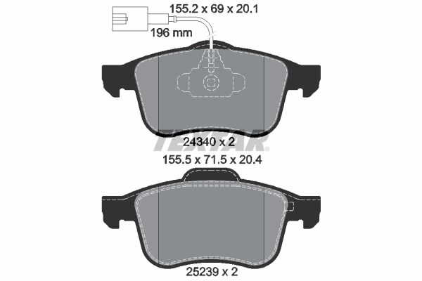Brake Pad Set, disc brake