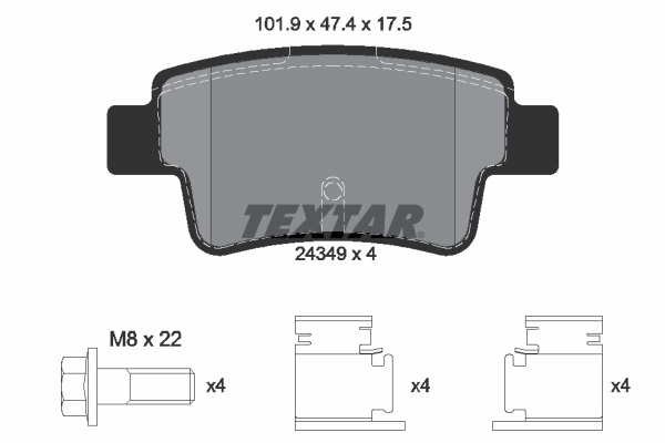 Brake Pad Set, disc brake