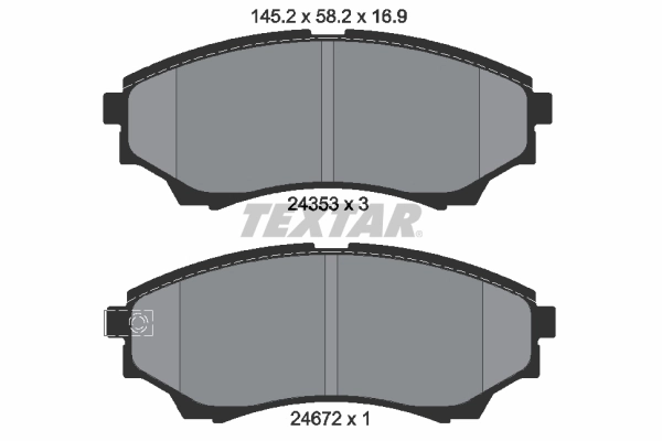 Brake Pad Set, disc brake