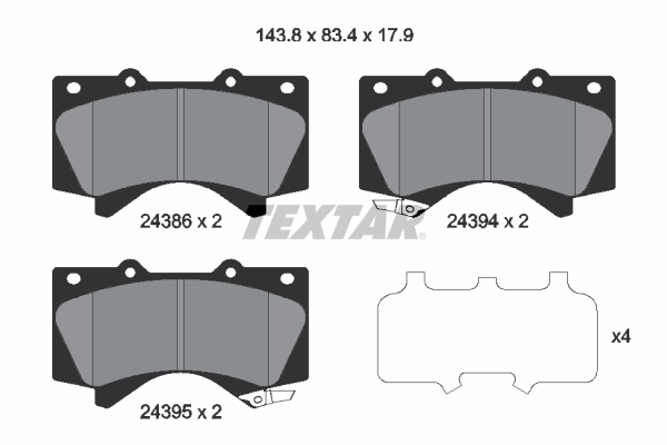 Brake Pad Set, disc brake