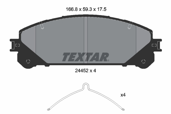 Brake Pad Set, disc brake