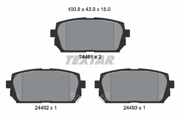 Brake Pad Set, disc brake