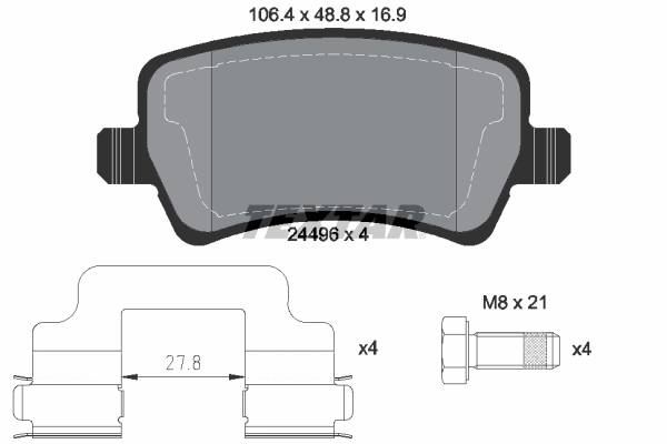 Brake Pad Set, disc brake