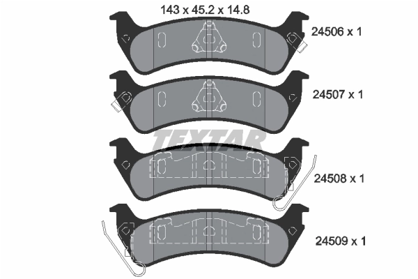 Brake Pad Set, disc brake