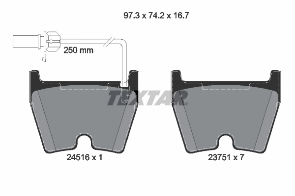 Brake Pad Set, disc brake