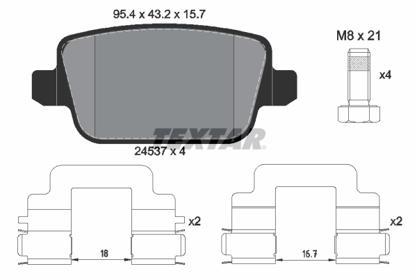 Brake Pad Set, disc brake