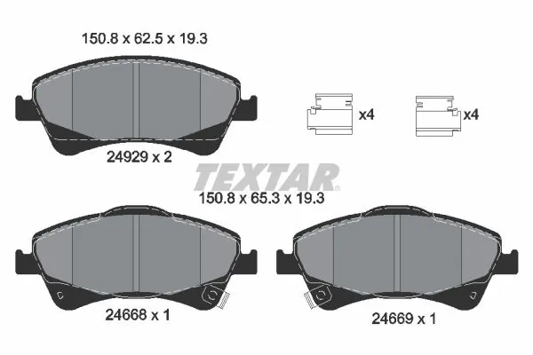 Brake Pad Set, disc brake