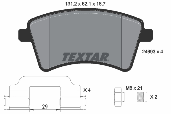Brake Pad Set, disc brake