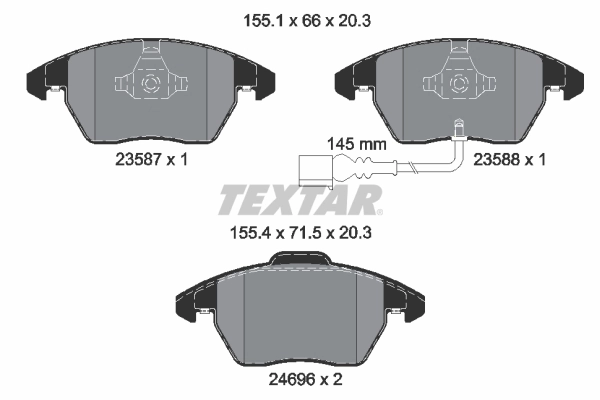 Brake Pad Set, disc brake