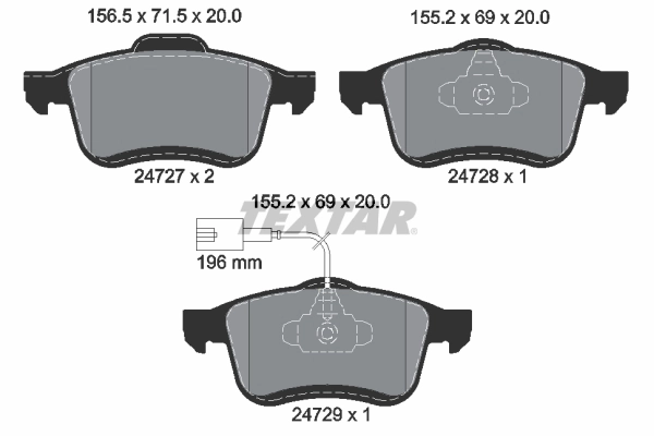 Brake Pad Set, disc brake