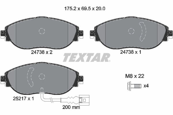 Brake Pad Set, disc brake