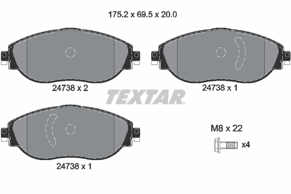 Brake Pad Set, disc brake