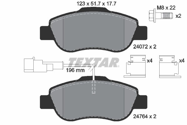 Brake Pad Set, disc brake