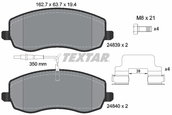 Brake Pad Set, disc brake