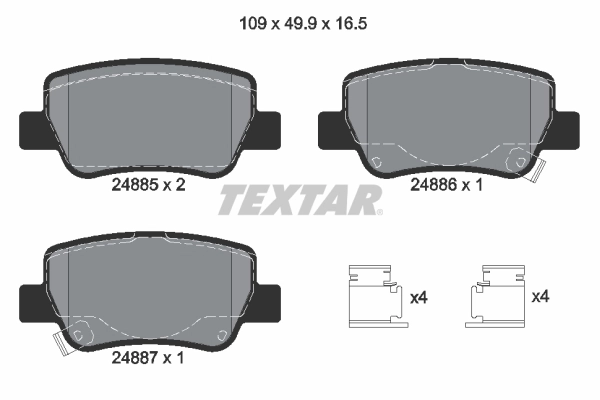 Brake Pad Set, disc brake