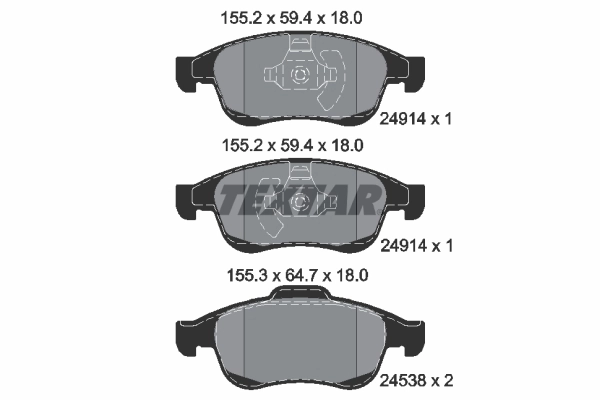 Brake Pad Set, disc brake