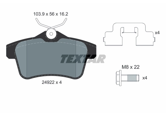 Brake Pad Set, disc brake