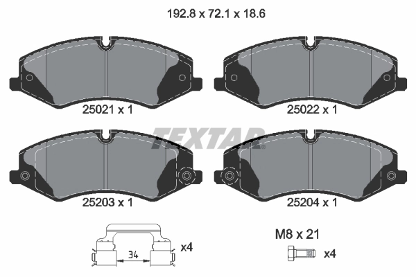 Brake Pad Set, disc brake