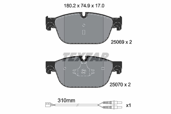 Brake Pad Set, disc brake