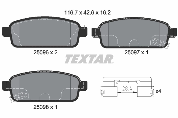 Brake Pad Set, disc brake