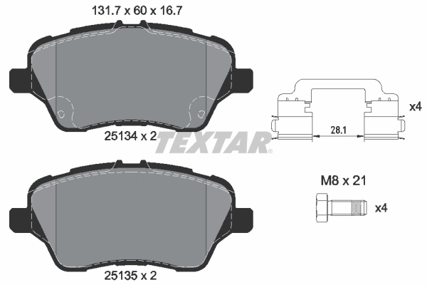 Brake Pad Set, disc brake