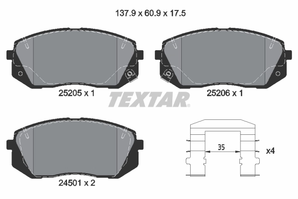 Brake Pad Set, disc brake