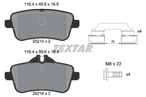 Brake Pad Set, disc brake