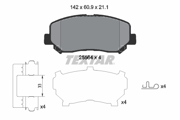 Brake Pad Set, disc brake