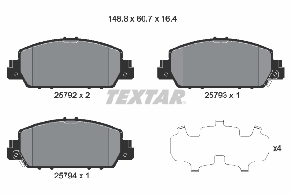 Brake Pad Set, disc brake
