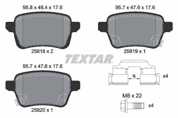 Brake Pad Set, disc brake