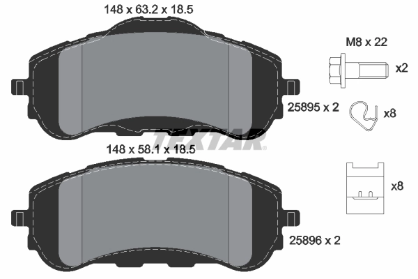 Brake Pad Set, disc brake